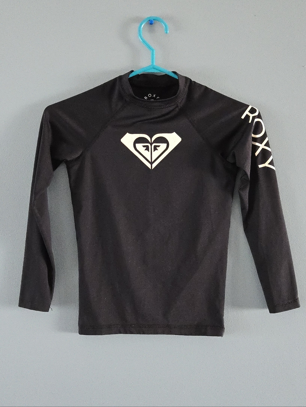 Roxy Girls 10 Black Long Sleeve Rashguard